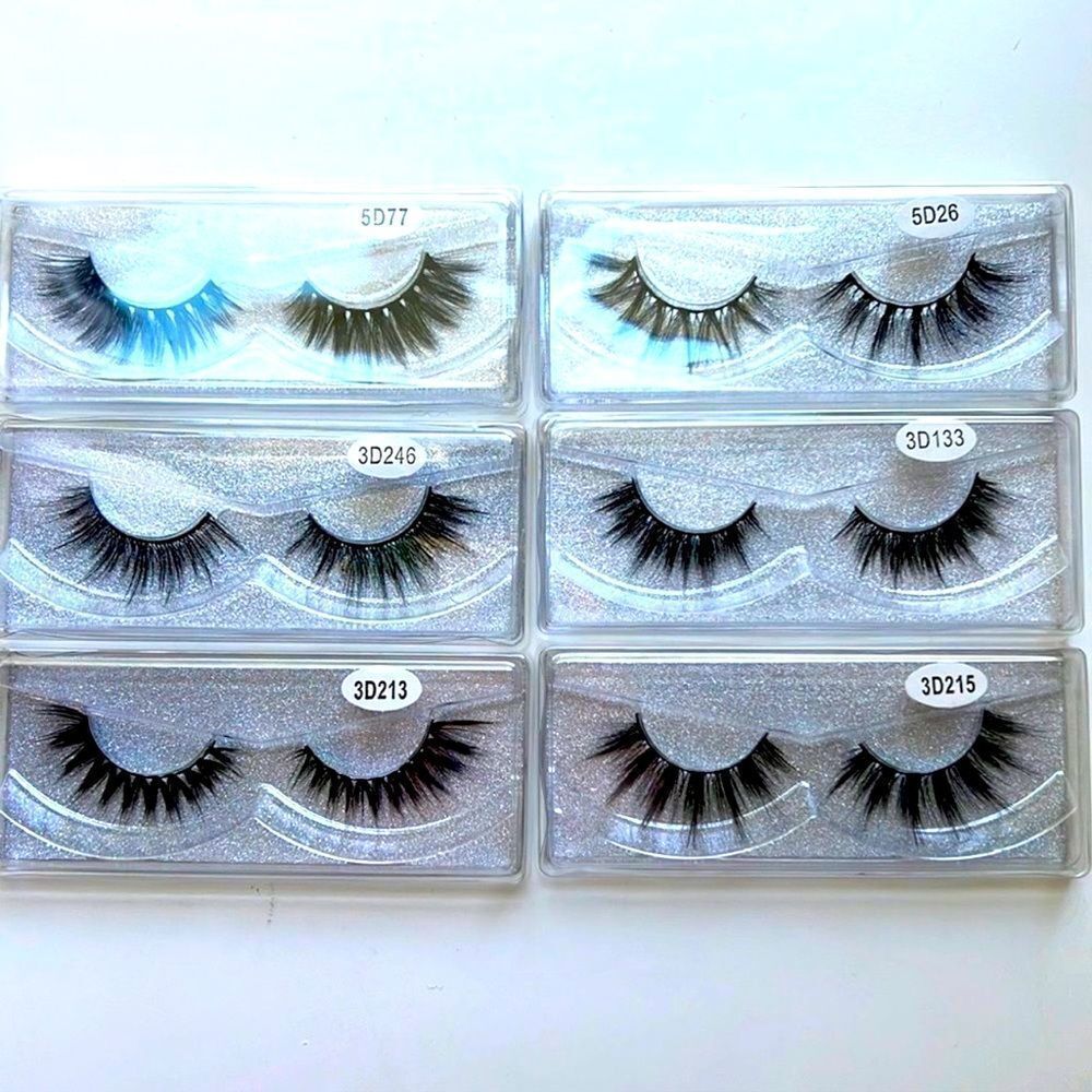 6 Sets of Faux Mink Eyelashes